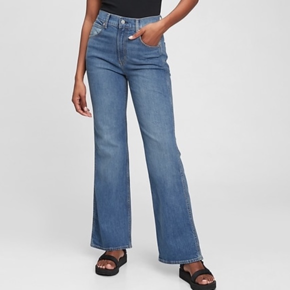 GAP High Rise Vintage Flare Jeans - Picture 1 of 8